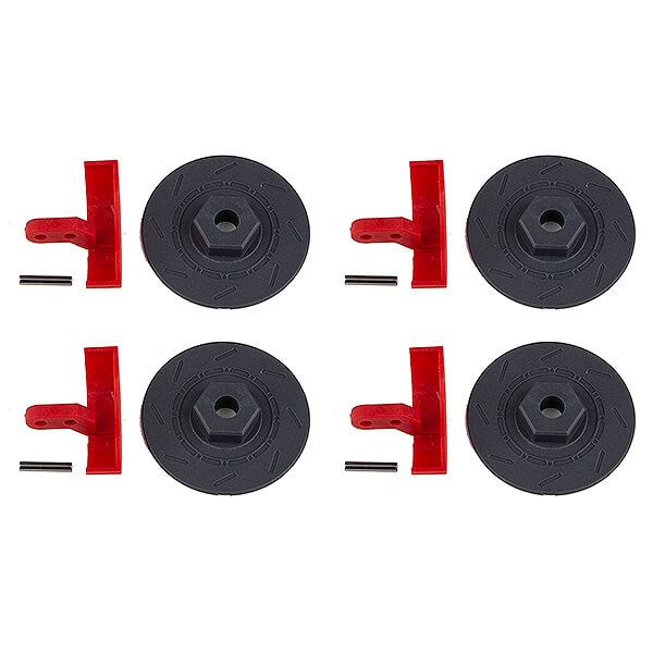 TEAM ASSOCIATED APEX 2 WHEEL HEXES AND CALIPERS