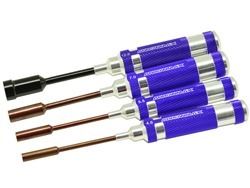 Arrowmax Nut Driver Set 4.5; 5.5. 7.0 & 12.0 x 100mm - 4pcs