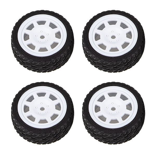 TEAM ASSOCIATED REFLEX 14R HOONICORN WHEELS/TYRES RUBBER