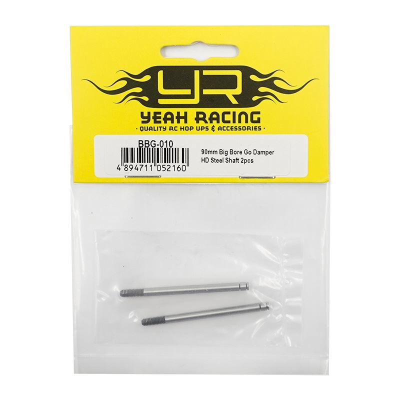 Yeah Racing 90mm Big Bore Go Damper HD Steel Shaft 2pcs