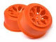 HPI 8-Shot SC Wheels (Orange/ 2pcs)