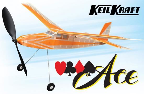 Keil Kraft Ace Kit - 30" Free-Flight Rubber Duration (A-KK2020)