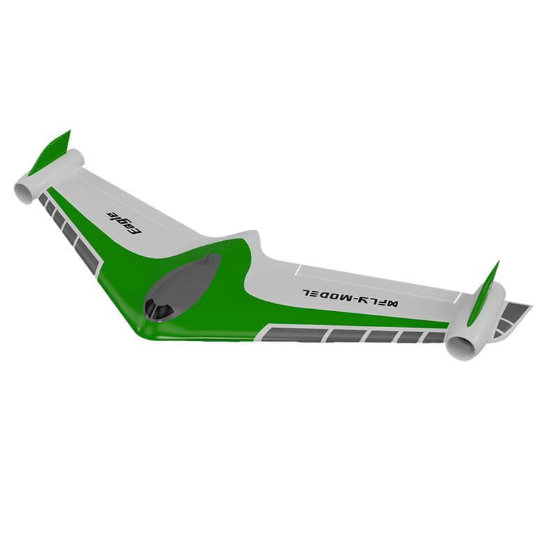 XFLY EAGLE 40mm EDF FLYING WING WITHOUT TX/RX/BATTERY WITH GYRO - GREEN