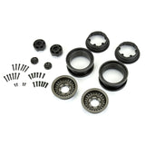 Proline 1/6 Black Rhino Armory Alum 2.9In Dual Offset Scx6 Wheels (2)