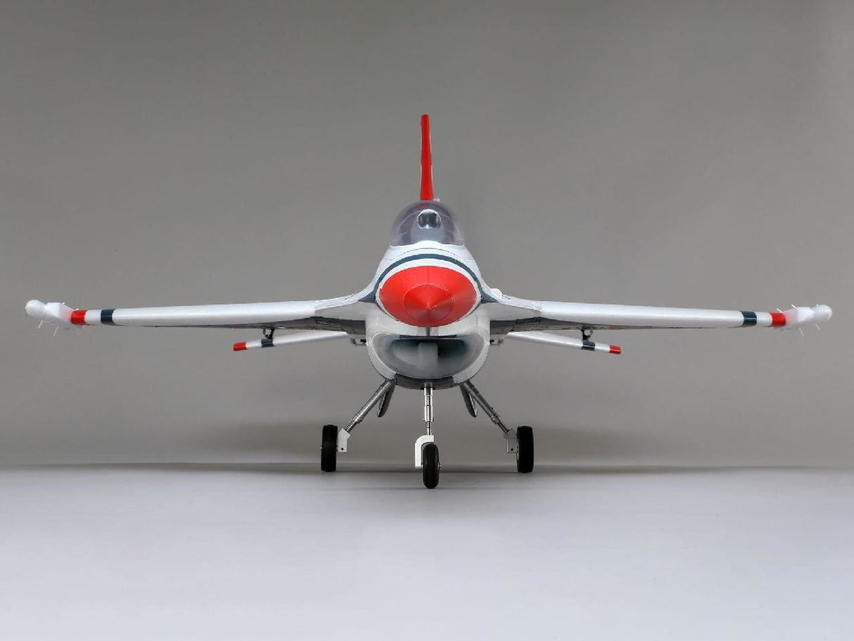 E Flite F-16 Thunderbirds 70mm EDF Jet BNF Basic with AS3X and SAFE