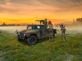 Icm 'Drone Hunters’ Humvee M1097A2 Cargo Carrier, Dshkm & Crew Figures)