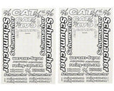 Schumacher Decal Sheet - CAT SX3 pk2