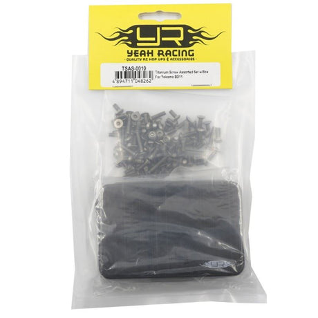 Yeah Racing Titanium Screw Assorted Set w/Box For Yokomo BD11