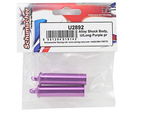 Schumacher Alloy Shock Body; Ultra Long Purple (pr)