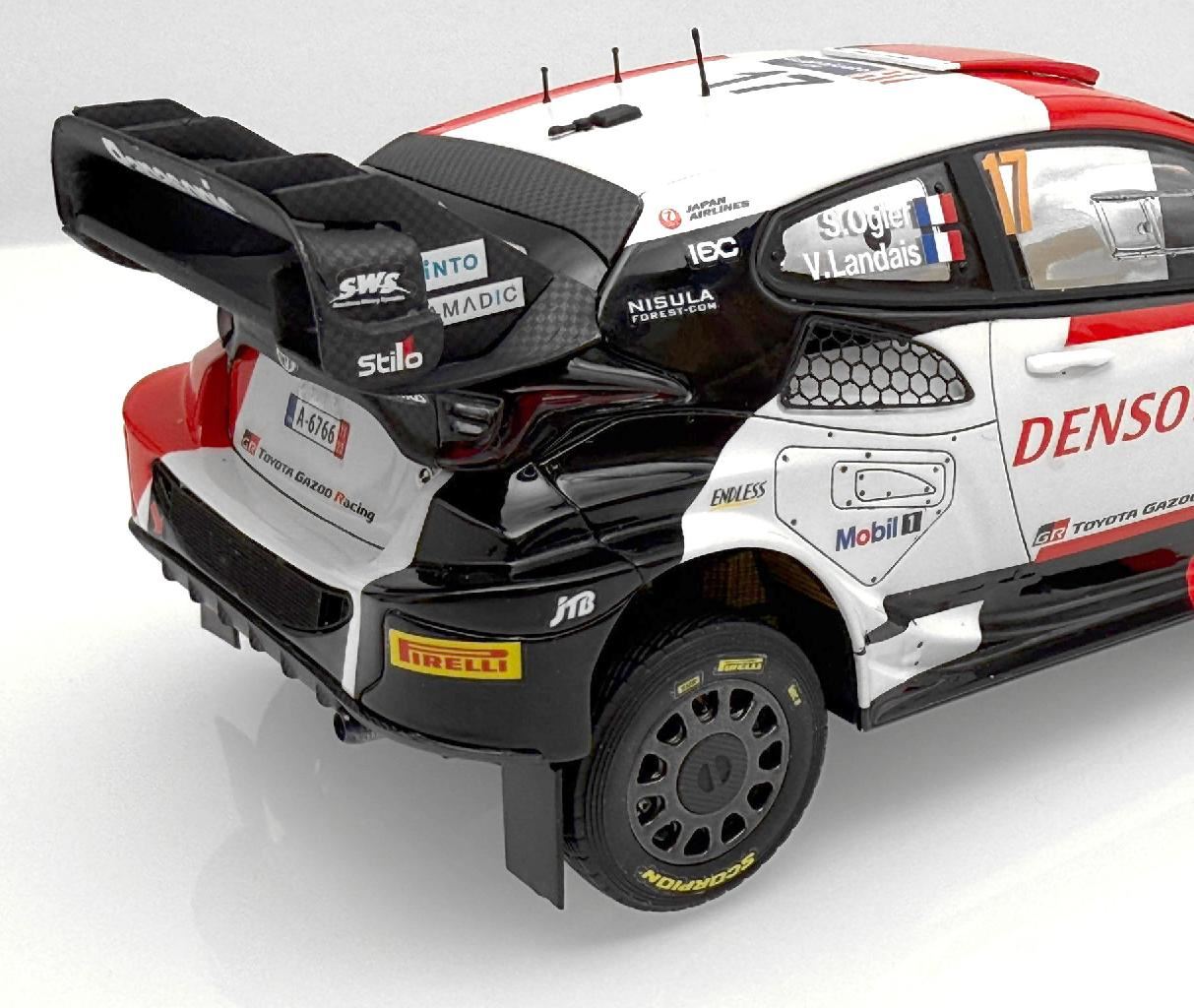 Belkits (P) 1/24 Toyota Gr Yaris Rally Guanajuato Mexico Winner 2023