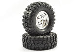 FASTRAX 1:10 CRAWLER SAWBLOCK 1.9 SCALE STEEL WHEEL &#248;108MM (CHROME)