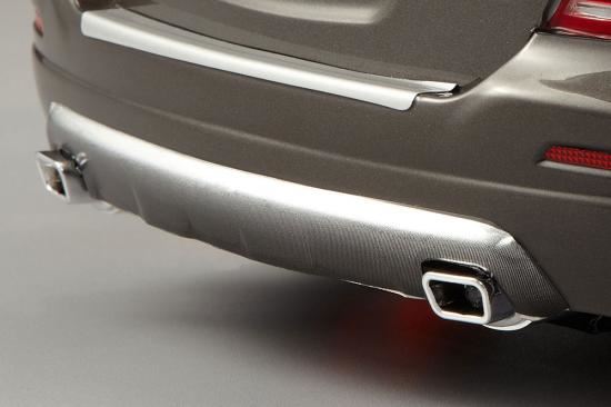 KILLERBODY CHROME TYPE B SQUARE EXHAUST PIPE W/O LED