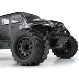 Proline 1/10 Demolisher Front/Rear 2.8In Mt Tires Mounted 12mm Blk Ra