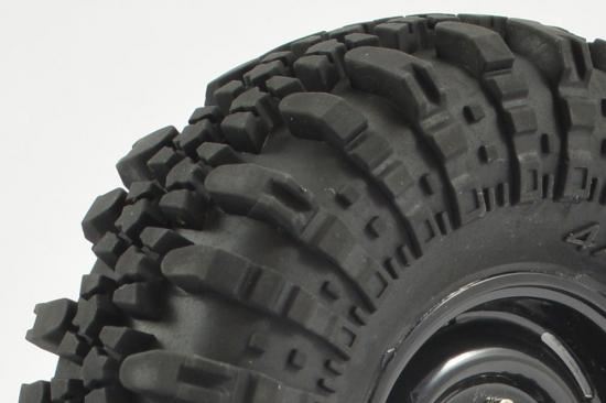 FASTRAX 1:10 CRAWLER SWAMPER 1.9 SCALE WHEEL &#248;118MM TYRE (BLACK)