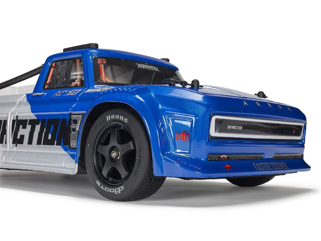 Arrma 1/8 Infraction 223S Dsc 4X4 Rtr Street Bash, Blue/Red