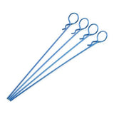 Fastrax Small Metallic Blue Long Body Pin