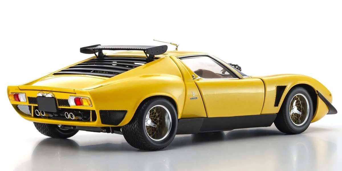 Kyosho 1:18 Lamborghini Miura Svr 1970 Yellow-Black