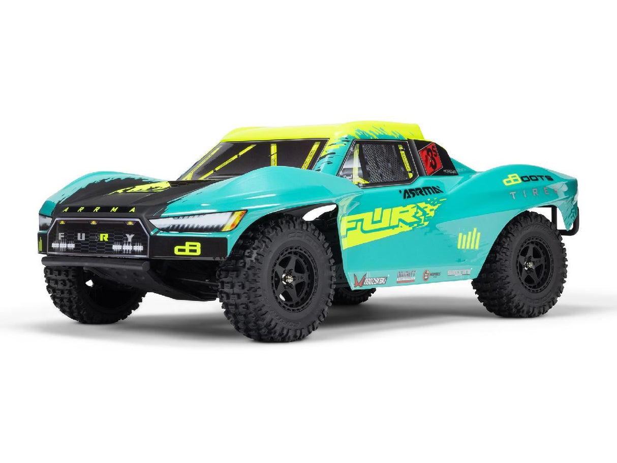 Arrma 1/10 Fury 223S Blx 4X2 Sct Rtr With Dsc Green