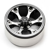 FASTRAX 1.9" HEAVY DUTY 6-SPOKE ALLOY BEADLOCK WHEELS (x2)