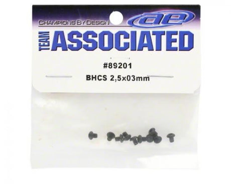 Team Associated BHCS 2.5x0.3mm Screws (10)