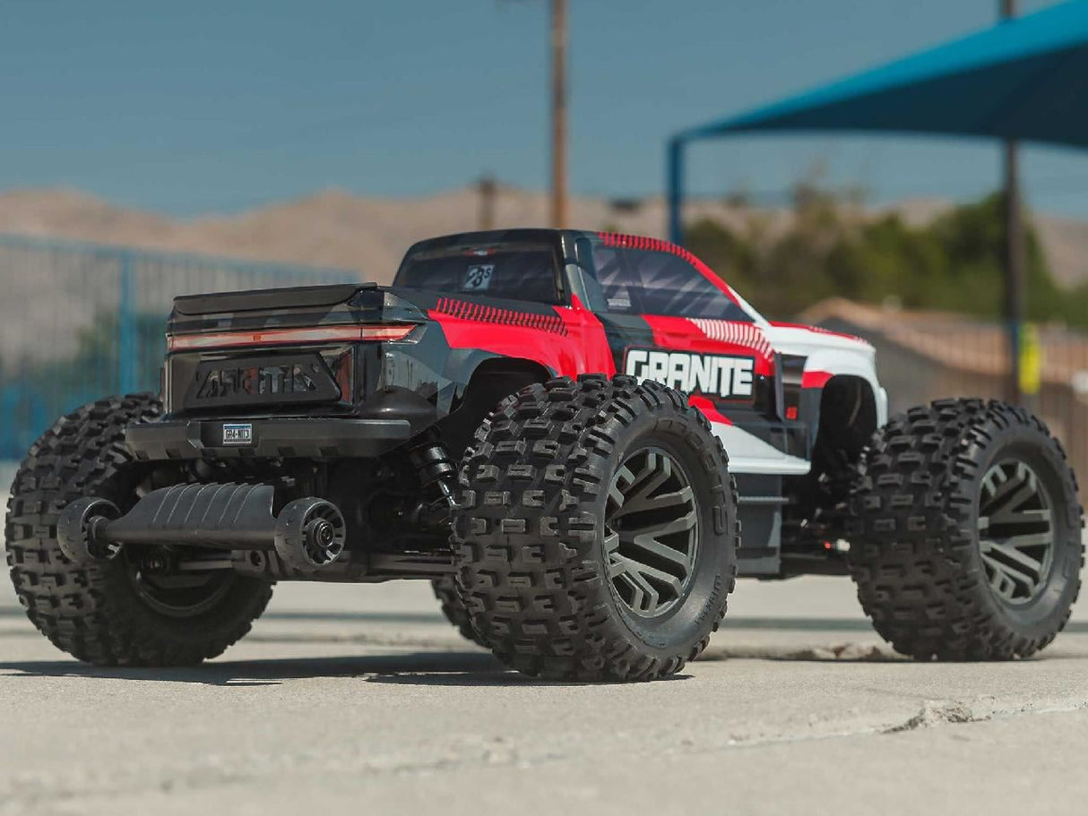 Arrma 1/10 Granite 223S Dsc 4X4 Rtr Brushless Monster Truck, Red