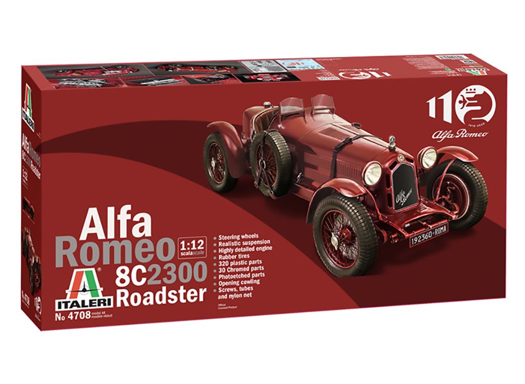 Italeri Alfa Romeo 8C 2300 Roadster