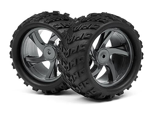 Maverick 1/18 Monster Truck Wheel & Tyre Assembly (Ion Mt)