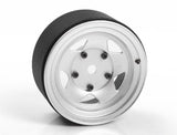 RC4WD SEREN 2.2  BEADLOCK WHEELS W/ CENTER CAPS (SILVER)