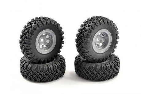 FTX Mini Outback 2.0 Wheel + Tyre Set (4)