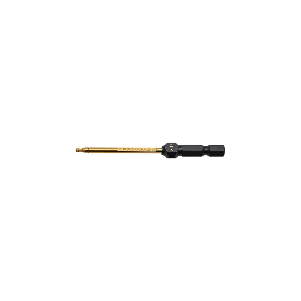 Ball Driver Hex Wrench 2.0 x 80mm Power Tip Only