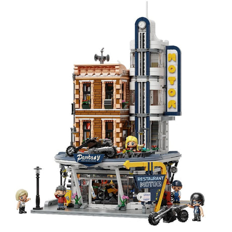 Pantasy Motorcycle Restaurant Building - 2989 Pcs