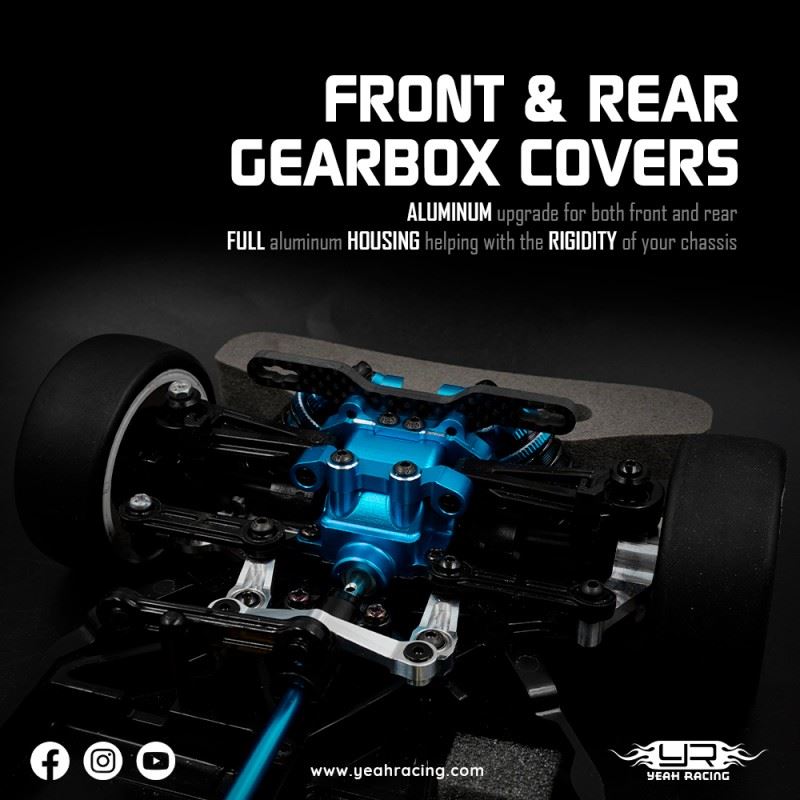 Yeah Racing Aluminum Performance Damper Upgrade Set For Tamiya Tt02