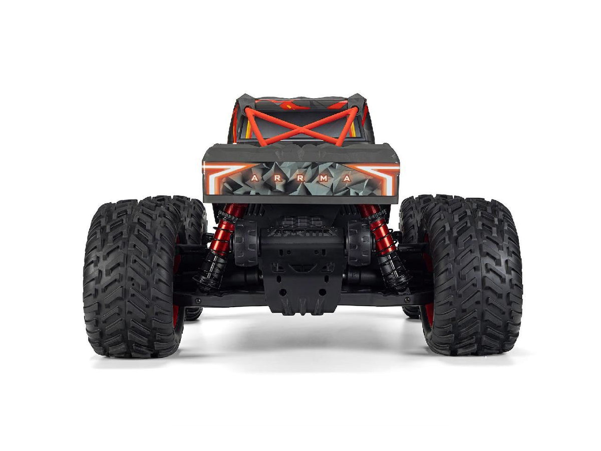 Arrma 1/8 Quake 4S Dsc 4X4 Rtr Monster Truck, Black/Red