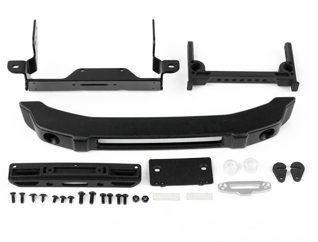RC4WD GUARDIAN STEEL FRONT BUMPER W/ LIGHTS FOR MST 4WD OFF-ROAD CAR KIT W/ J4 JIMNY BODY