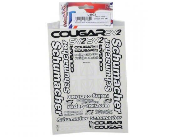 Schumacher Decal sheet - Cougar SV2 pk2