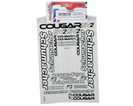 Schumacher Decal sheet - Cougar SV2 pk2