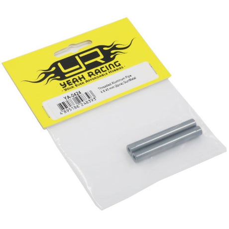 Yeah Racing Threaded Aluminum M3 Link Pipe 6x45mm 2pcs GunMetal