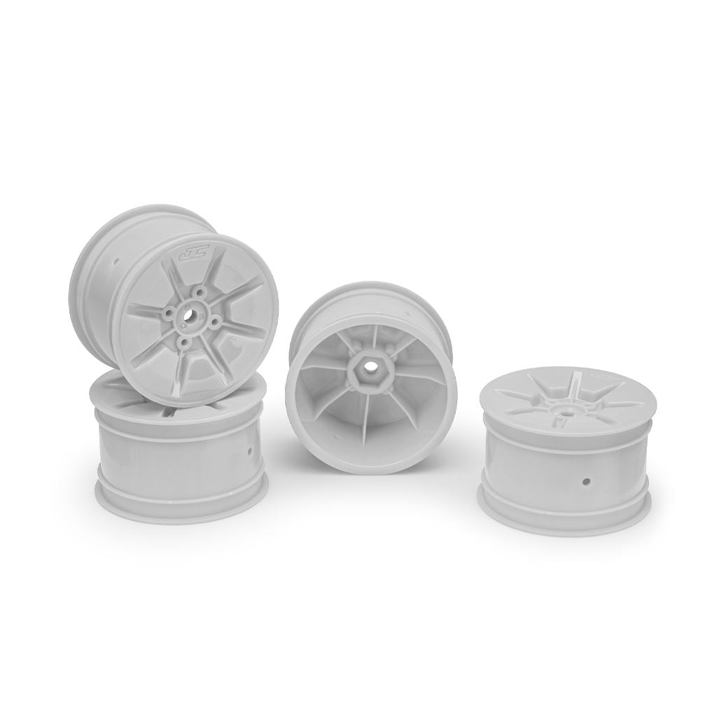 Pioneer - 2.2In 2Wd/4Wd Rear Wheel (White) - 4Pc