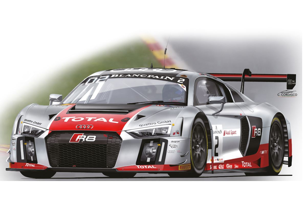 NuNu Audi R8 Lms #1 Wrt Team Spa 24H Race 2015