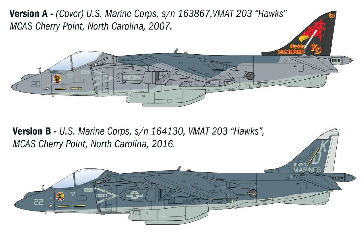 Italeri Av-8B Harrier Ii