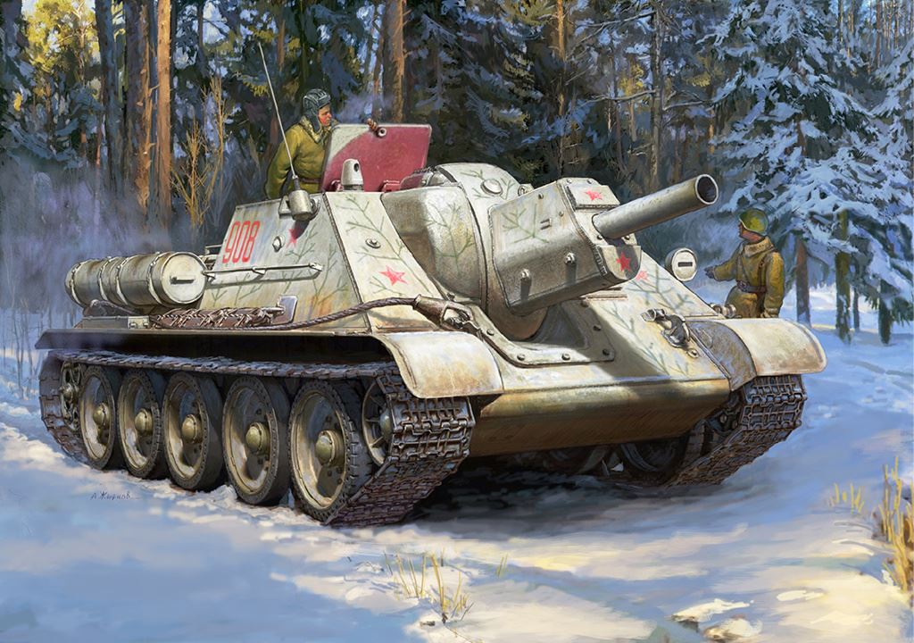 Zvesda    Soviet Self Propelled Gun SU-122