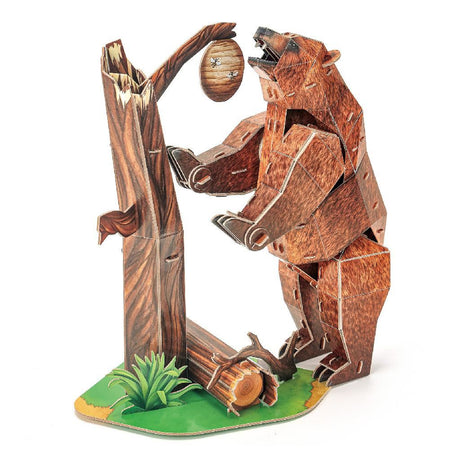 Cubicfun Brown Bear (88 Pieces)