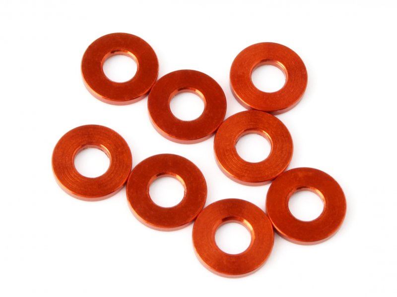 HPI Shim 3x7x1mm (Orange/8pcs)
