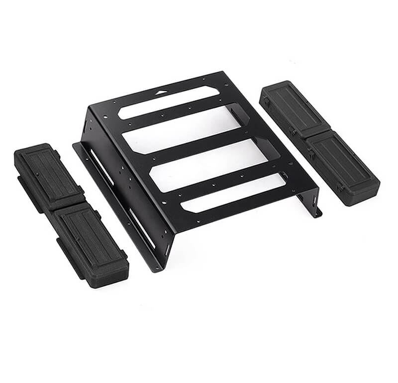 RC4WD REAR BED RACK W/ TOOL BO X FOR VANQUISH VS4-10 PHOENIX