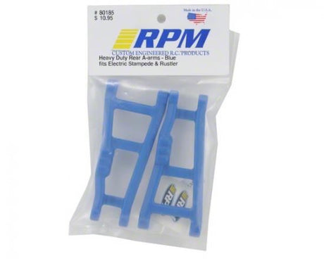 RPM Blue Rear A-Arms For Traxxas Electric Stampede Or Rustler