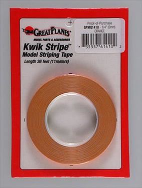 GPLANES Striping Tape Orange 1/4" (6mm x 11m)