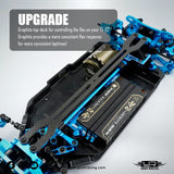 Yeah Racing 2.2Mm Graphite Upper Deck For Tamiya Tt02 Series