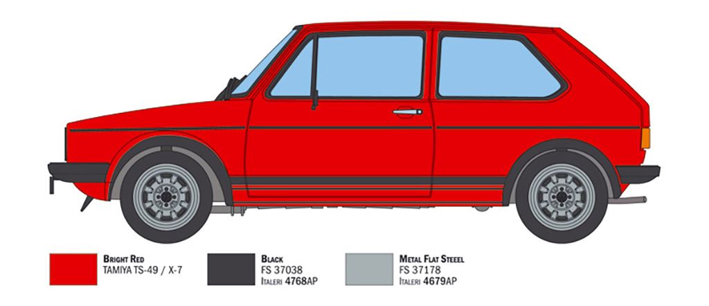 Italeri VW GOLF GTI RABBIT