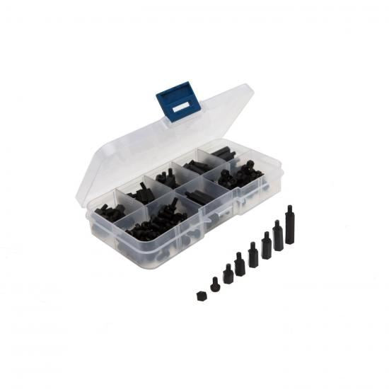 Spektrum Nylon Standoffs/Hdwe Set for Drone Racing (180 pc) (SPMVX180)