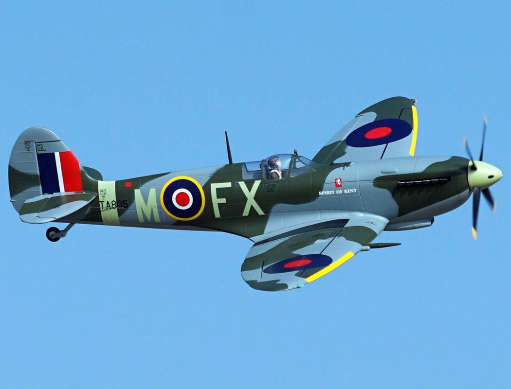 Xfly Supermarine Spitfire Mkix Spirit 1200Mm Without Tx/Rx/Battery